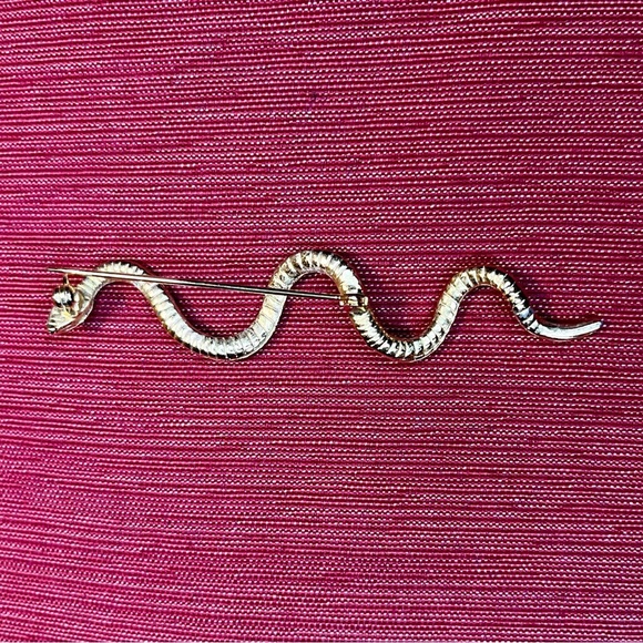 Vintage Slithering Snake Brooch - Picture 3 of 3